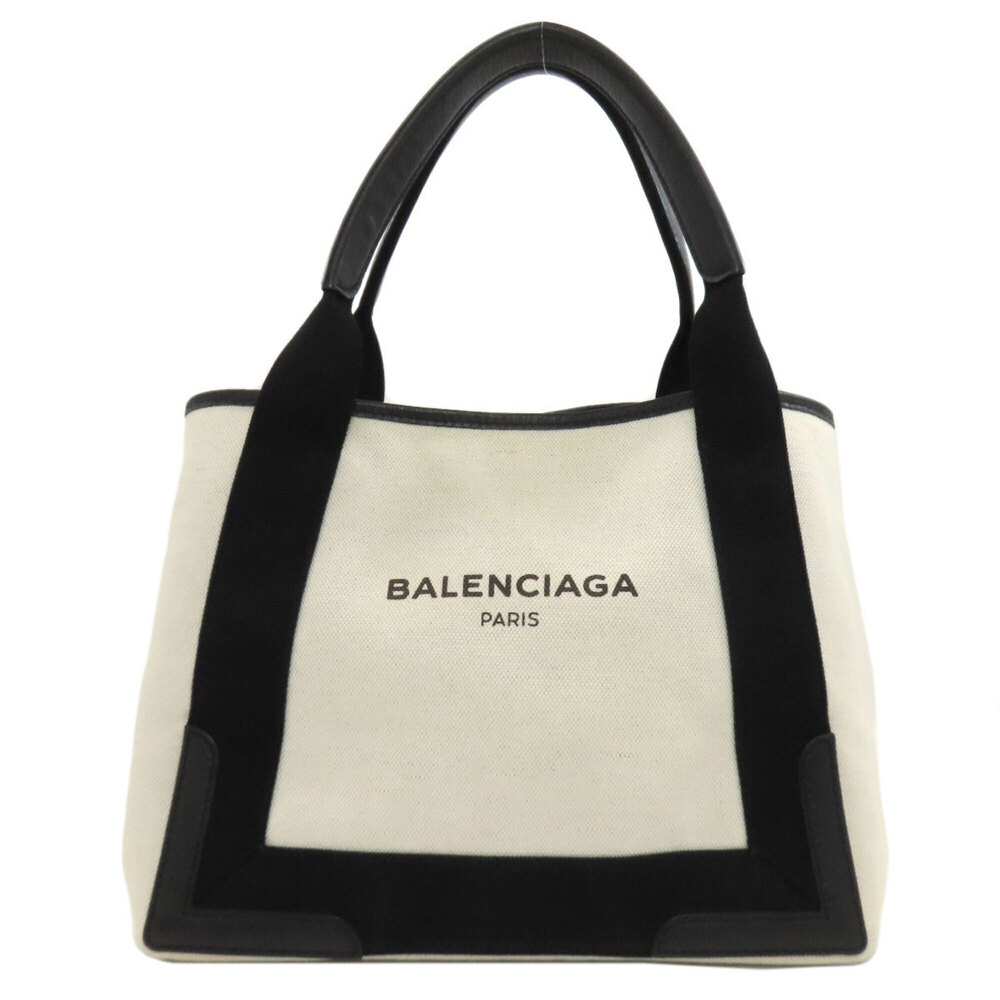Balenciaga 339933 Navy Cabas Handbag Canvas Women's BALENCIAGA
